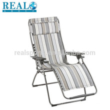 Chaise lounge de Realgroup Chaise Silla plegable de aluminio de la playa de alta calidad